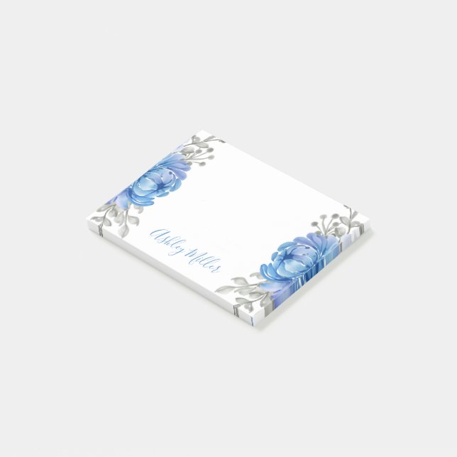 Floral Personalised Notes (Angled)