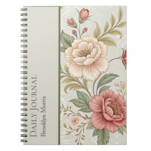 Floral Personalised Planner Journal/Notebook  Notebook