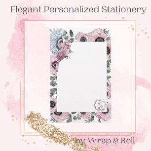 Floral Personalised Stationery