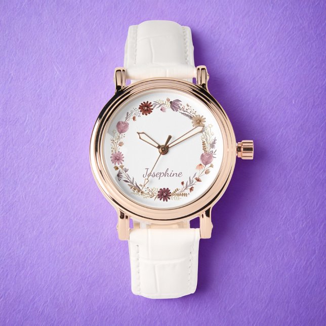 Floral Personalised Watch (Creator Uploaded)