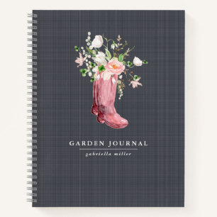Floral Personalized Gardening Journal