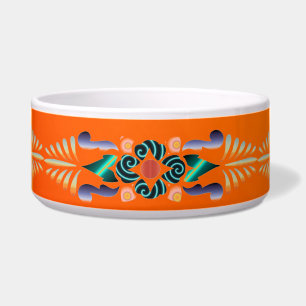 Floral Pet Bowl