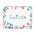 Floral Pet Pattern Appointment Reminder Thank You