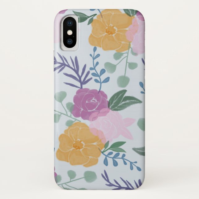 Floral Phone Case (Back)