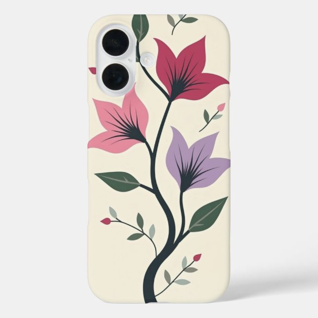 Floral Phone Case Design  (Back)
