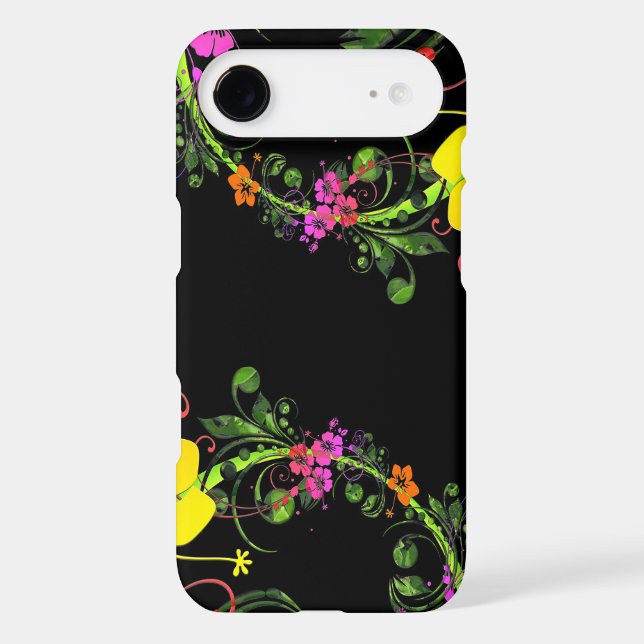 Floral Phone - Tough Phone Case (Back)