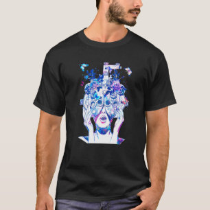Floral Phoropter Optometrist Eye Anatomy Ophthalmo T-Shirt