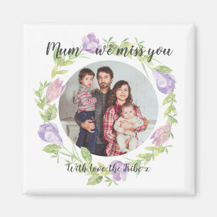 Floral Photo Custom Magnet