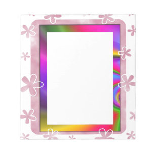 FLORAL PHOTO FRAME NOTEPAD