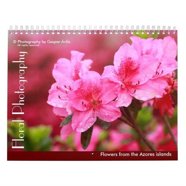 Floral Photography - Azores islands Calendar (Cover)