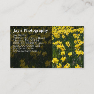 Floral Photography Business Cards