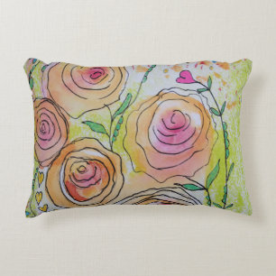 Floral pillow
