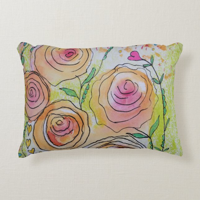 Floral pillow (Front)