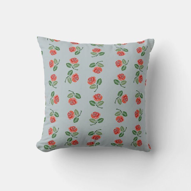 Floral Pillow – Beautiful Flower Design for Cosy H (Front)