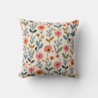 floral pillow, cushion