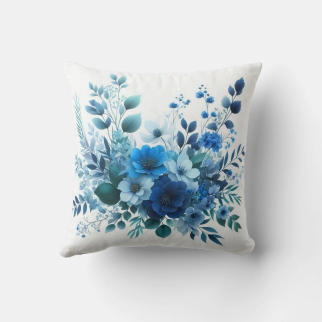  Floral Pillow Design. bed,sofa,car Pillow (Back)