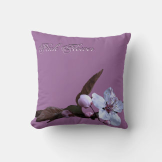 Floral Pillow PInk Purple