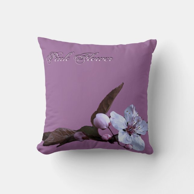 Floral Pillow PInk Purple (Front)