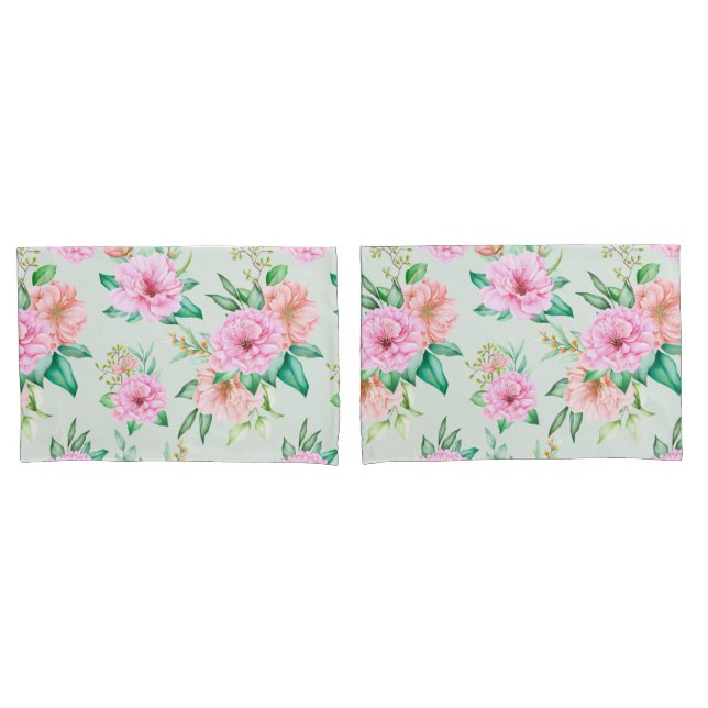 Floral Pillowcase (Front-Set)