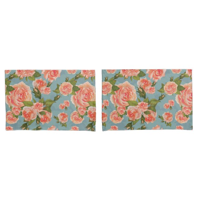Floral Pillowcase (Front-Set)
