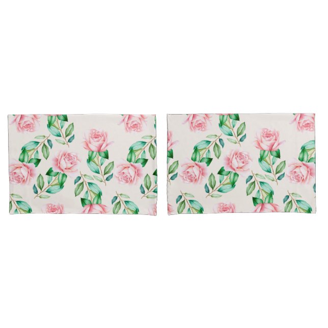 Floral Pillowcase (Front-Set)