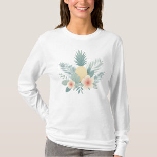 Floral Pineapple & Hawaiian T-Shirt