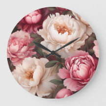 Floral Pink and White Peony 