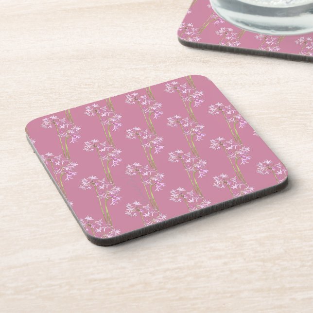 Floral Pink,  Coaster (Left Side)