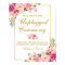 Floral Pink Gold Wedding Ceremony Unplugged