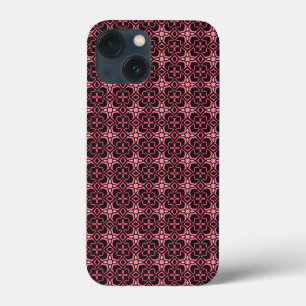 floral pink pattern iPhone 13 mini case