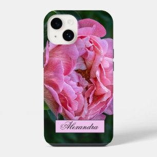 Floral Pink Peony Photography iPhone 14 Case
