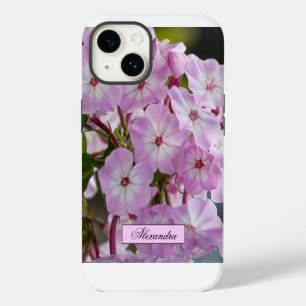 Floral Pink Phlox Photography iPhone 14 Case