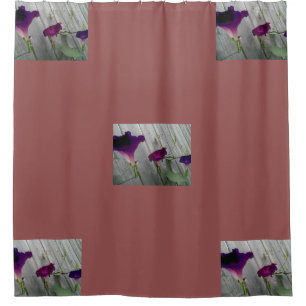 Floral Pink Shower Curtain