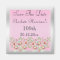 Floral Pink & Silver Save The Date 100th