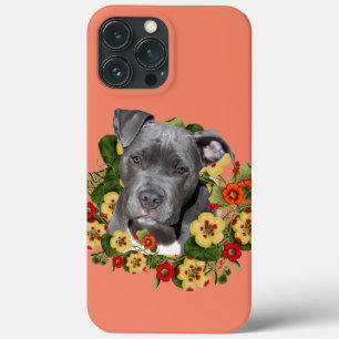 Floral pitbull mum  iPhone 13 pro max case