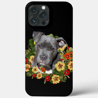 Floral pitbull mum  iPhone 13 pro max case