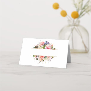 Floral Place Card