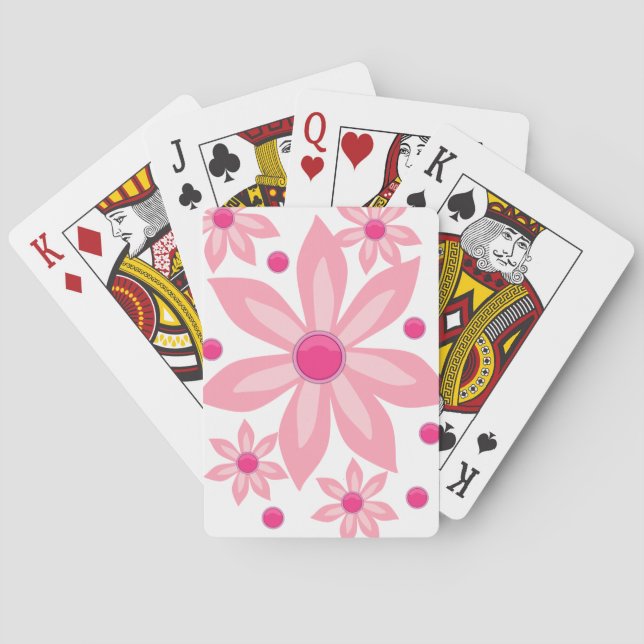 Floral Playing Card Deck (Back)