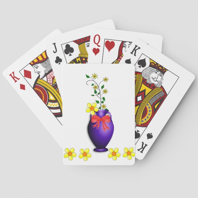 Floral Playing Card Deck (Back)