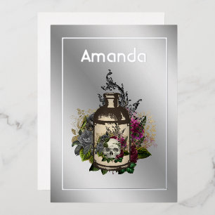 Floral Poison Lotion Halloween Gothic Birthday