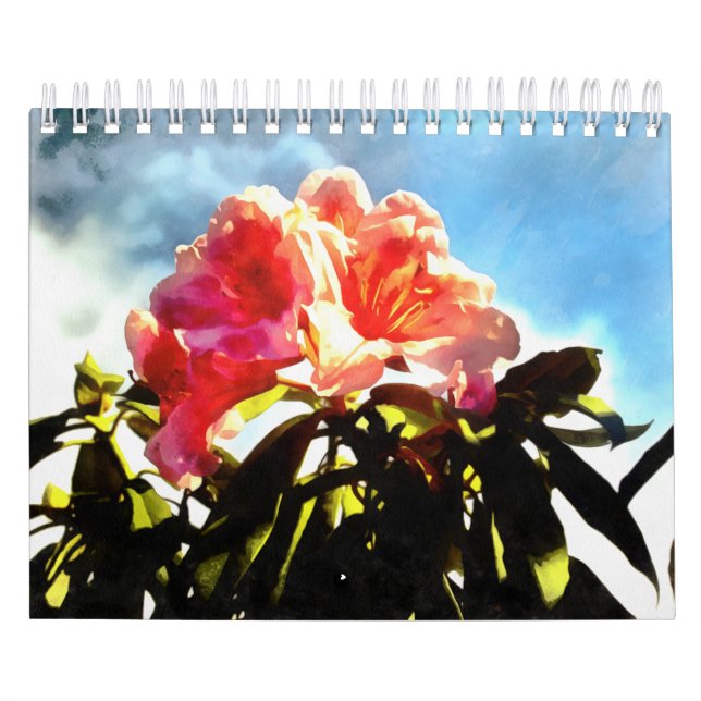 Floral Polaroid Moments 12-Month Calendar (Cover)