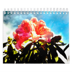 Floral Polaroid Moments 12-Month Calendar