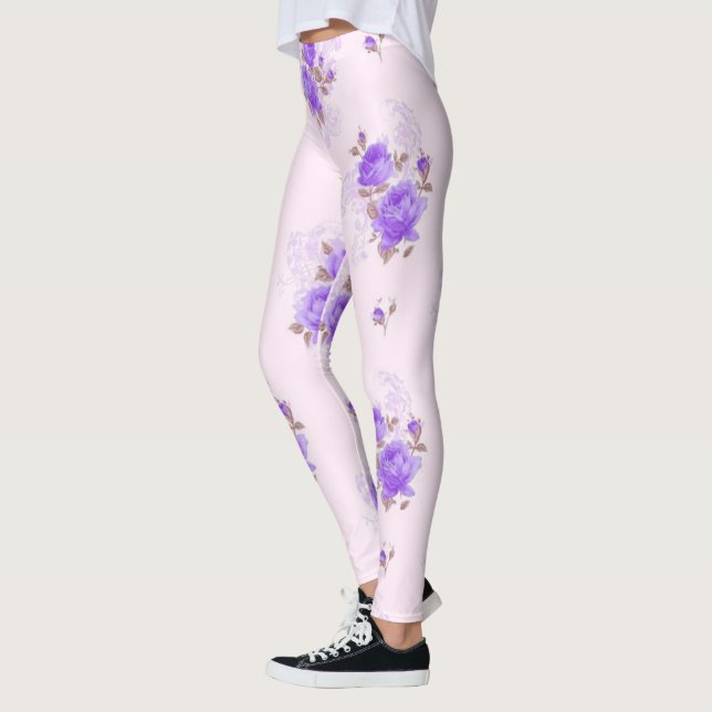 Floral Popular Leggings (Left)