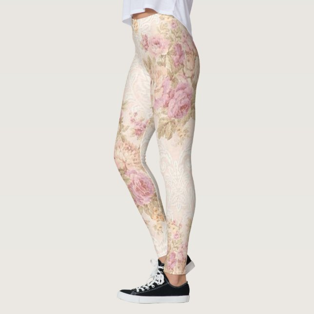 Floral Popular Leggings (Left)