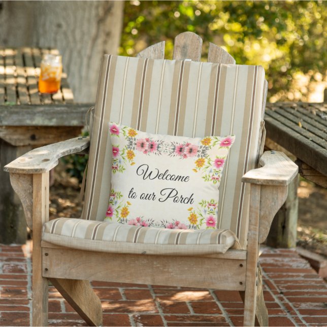 Floral Porch  Cushion (Chair)