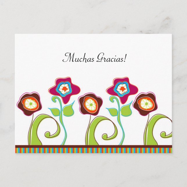 Floral Post Card (Front)