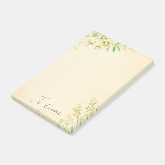 Floral Post-it Notes (Angled)