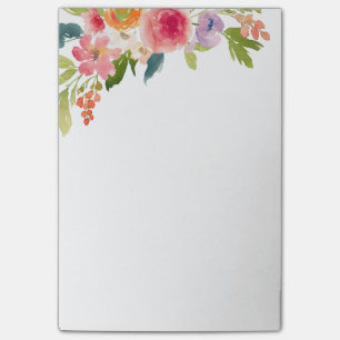 Floral Post-it Notes
