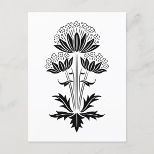 Floral Postcard