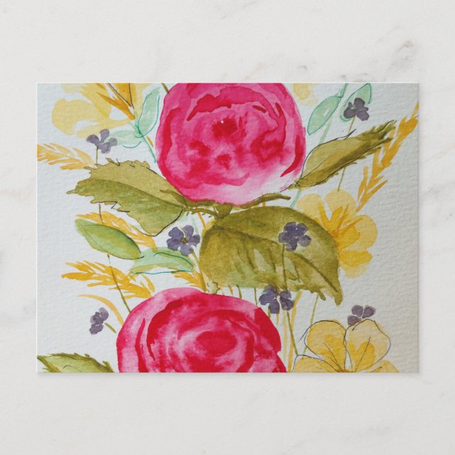 floral postcard (Front)